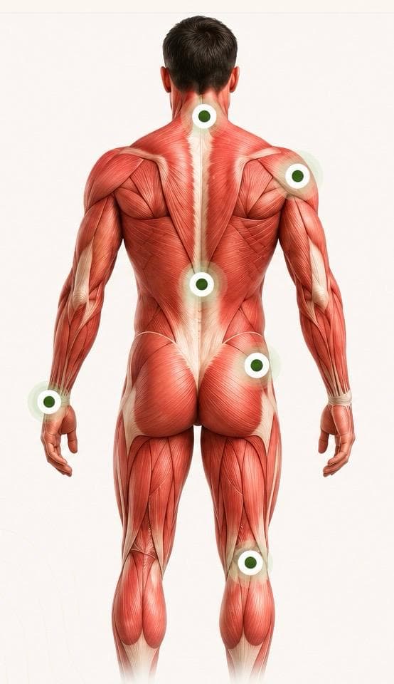 Anatomical body map