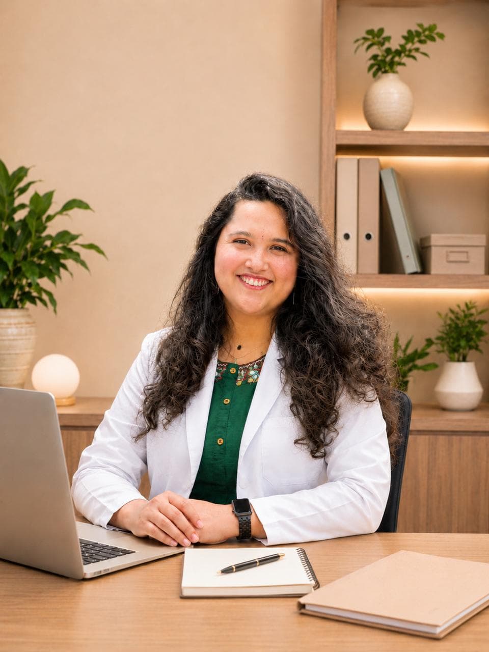 Portrait of Dr. Vinuta Harapanhalli, physiotherapist and clinical lead at Movana Wellness